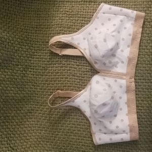 Cacique, khaki and white , cotton No wire 48DD